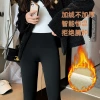 2022 Autumn/winter latex Barbie pants, sports yoga fleece leggings, high-waisted, hip-lifting and belt-tightening shark pants for women wholesale details Picture